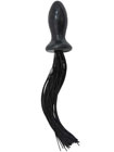 Rear Envy Butt Plug Black with Flogger
