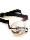 Beginners Diamond Ball Gag - Clear